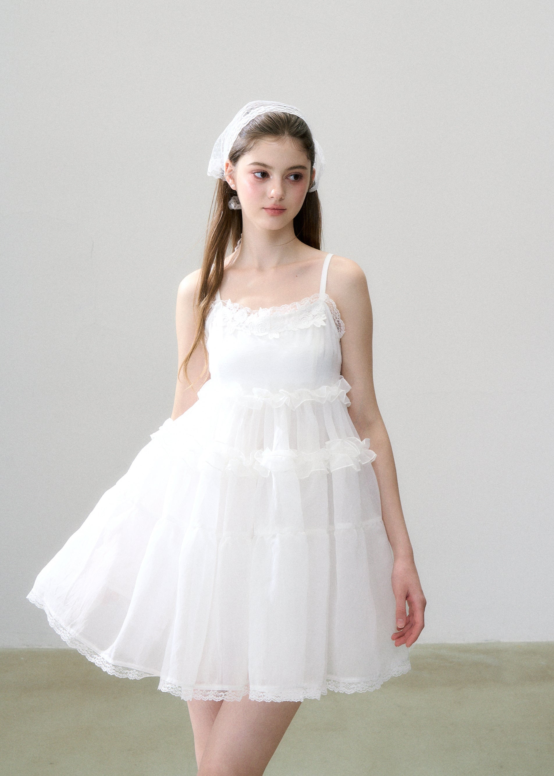 ワンピース treat urself Soft veil camisole dress Soft veil camisole dress – Treat Ürself