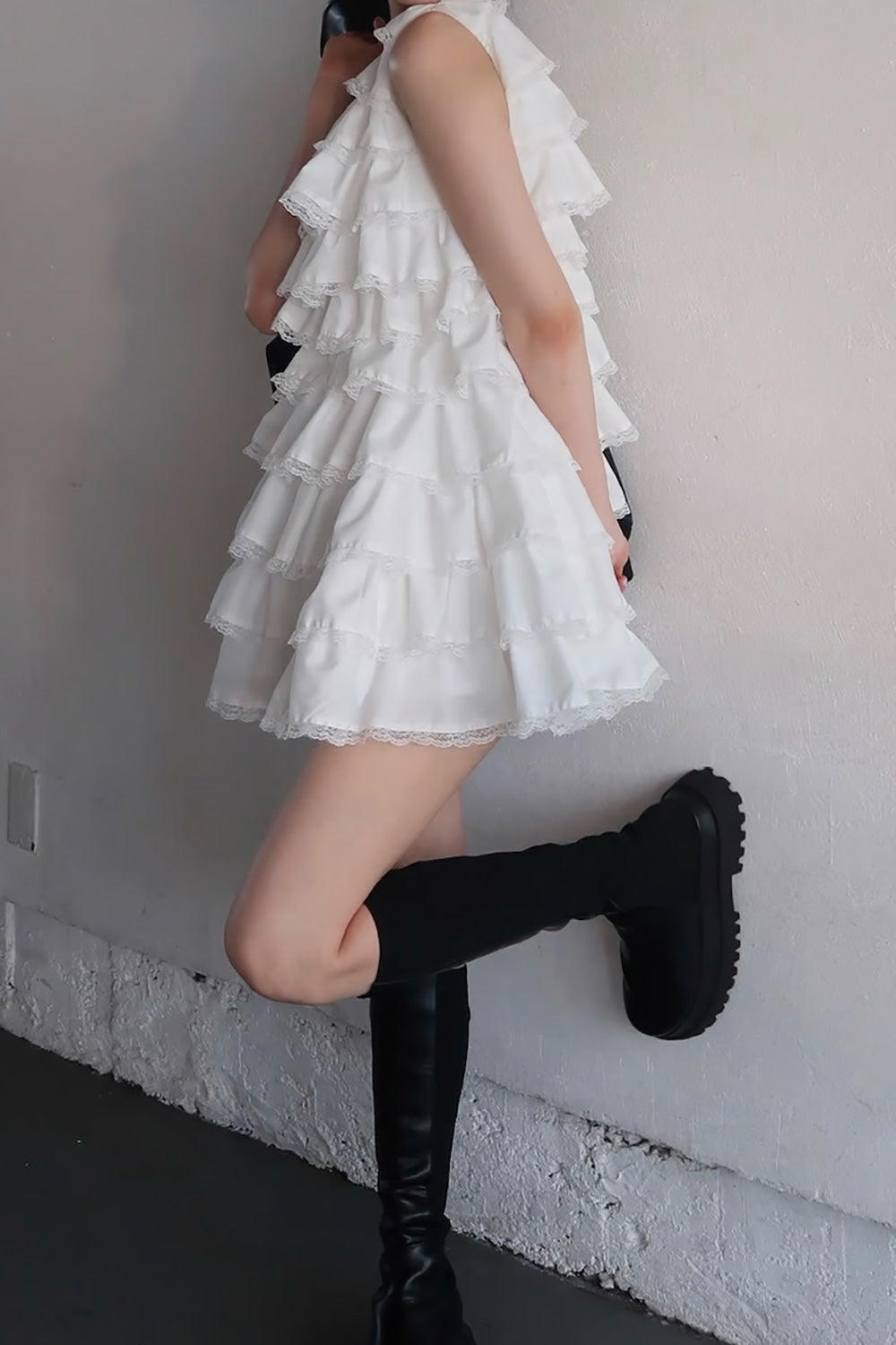 angel wing mini dress(white) – Treat Ürself