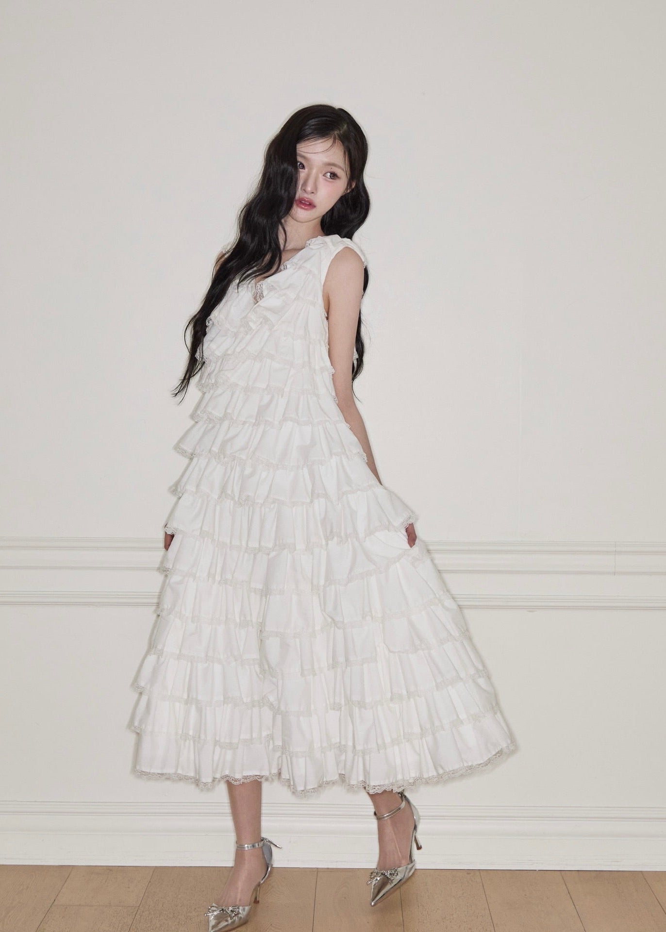 5月中旬〜下旬】angel wing long dress(white) – Treat Ürself