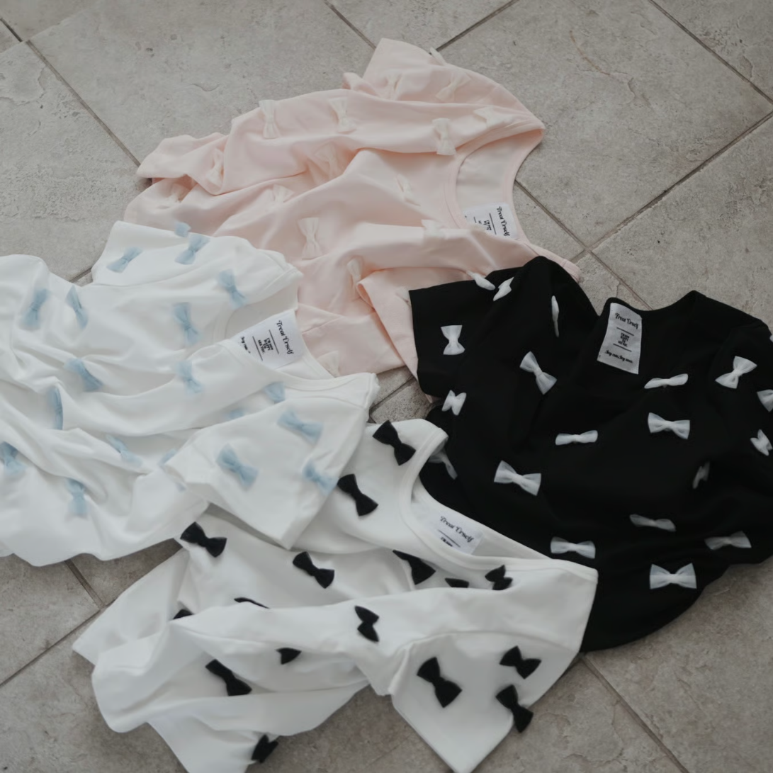 âBallerinaâ ribbon tulle T-shirts