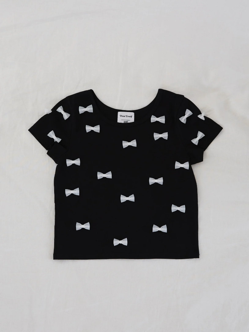 âBallerinaâ ribbon tulle T-shirts