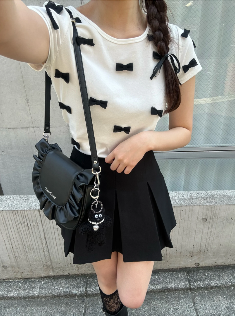 âBallerinaâ ribbon tulle T-shirts