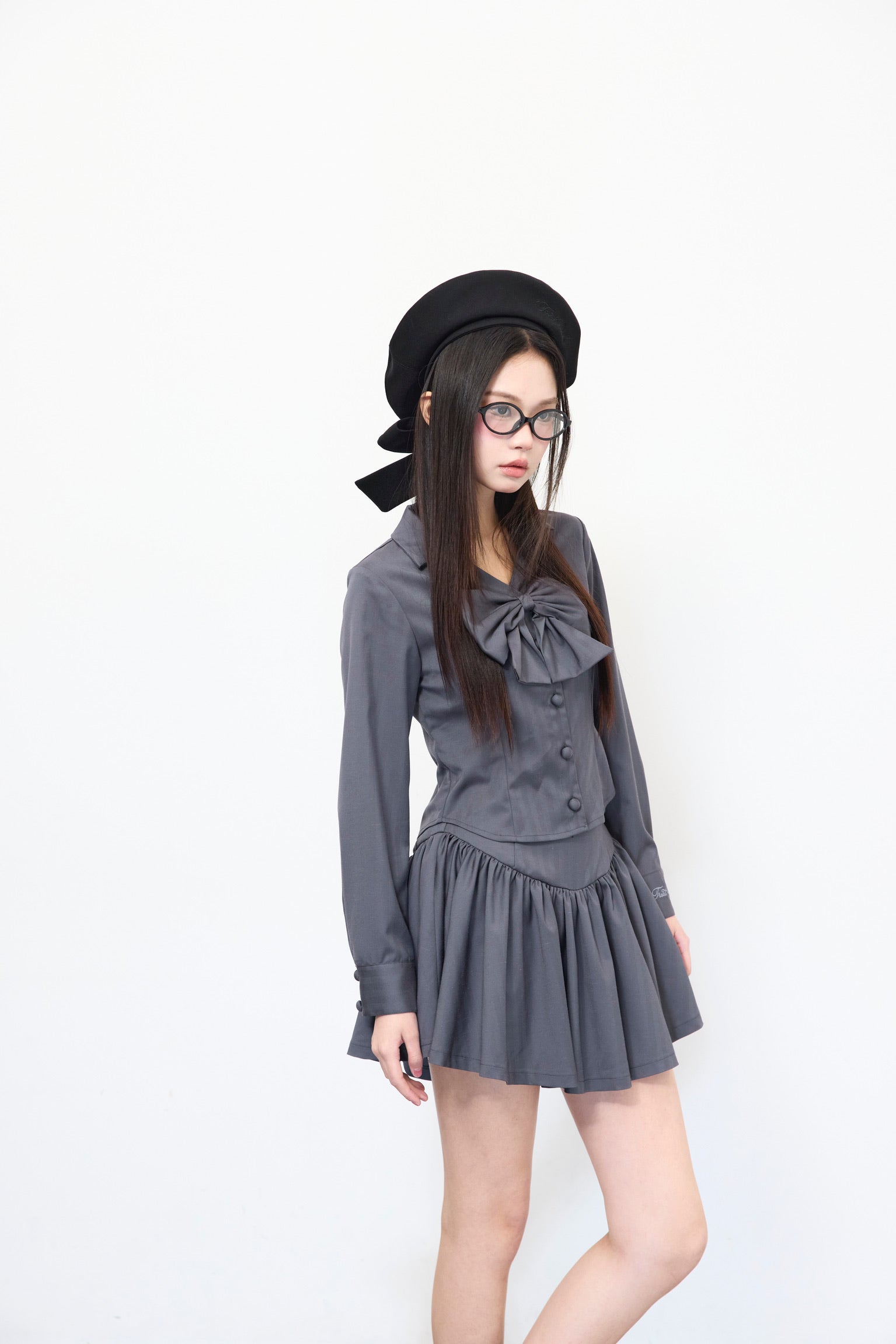 Gather flare mini skirt – Treat Ürself