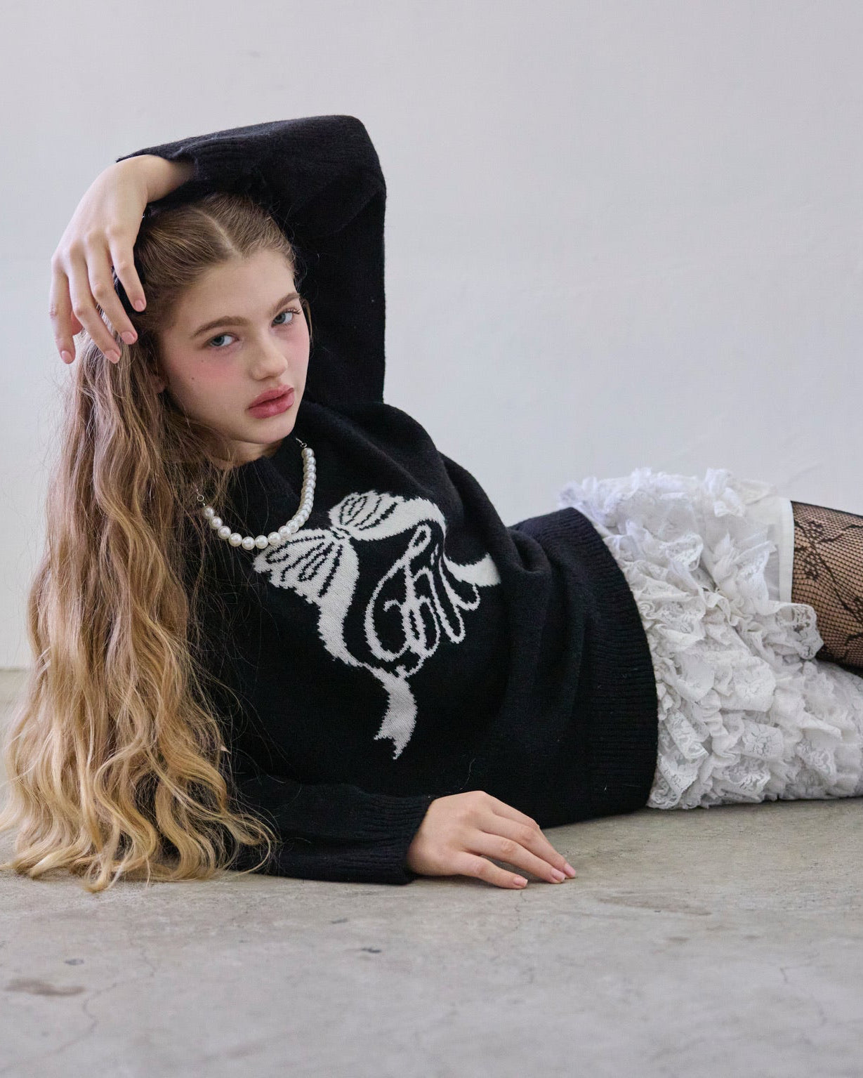 TÜ ribbon knit pullover