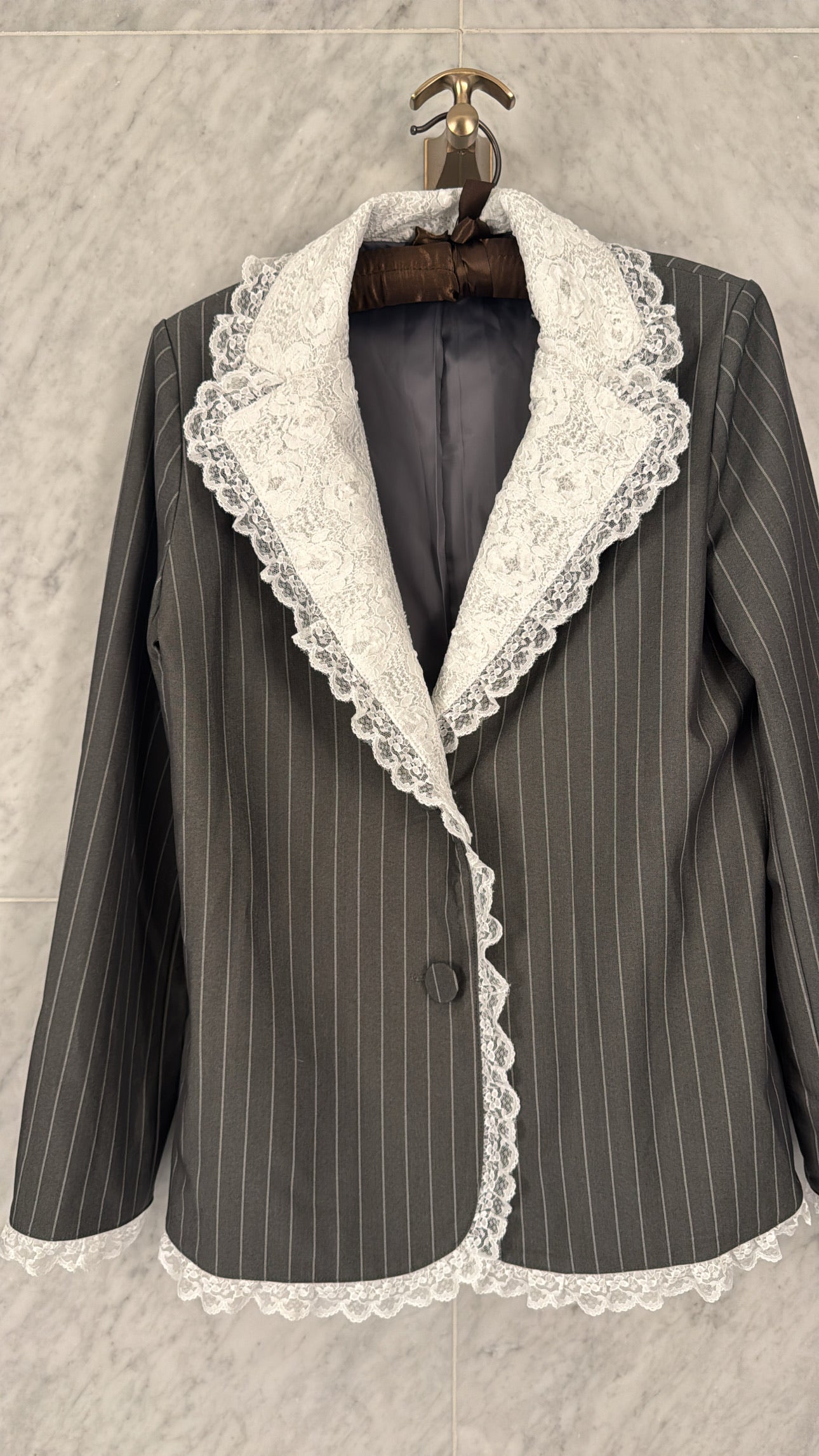 【10月末より順次発送】Retro lace jacket
