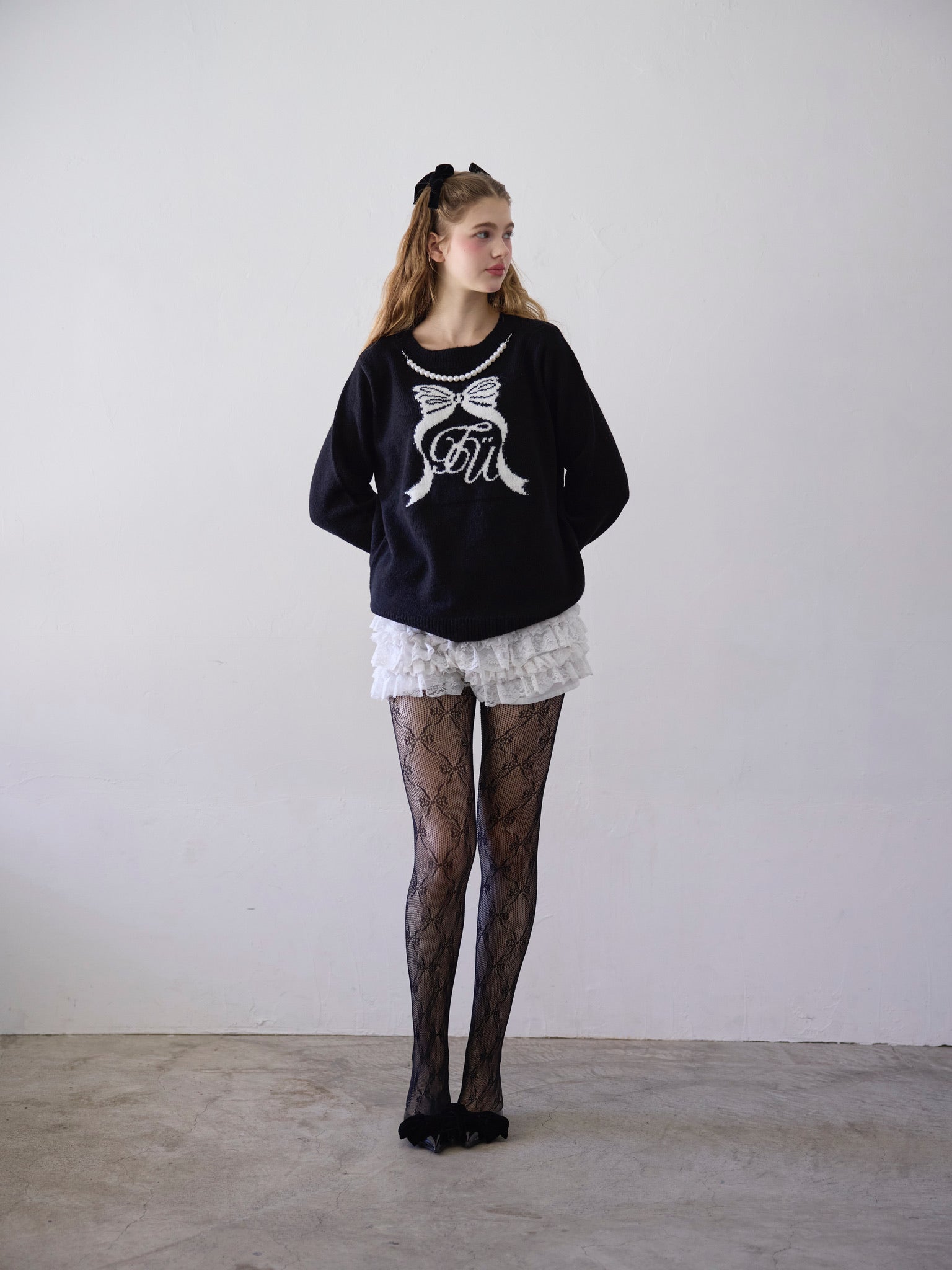 TÜ ribbon knit pullover