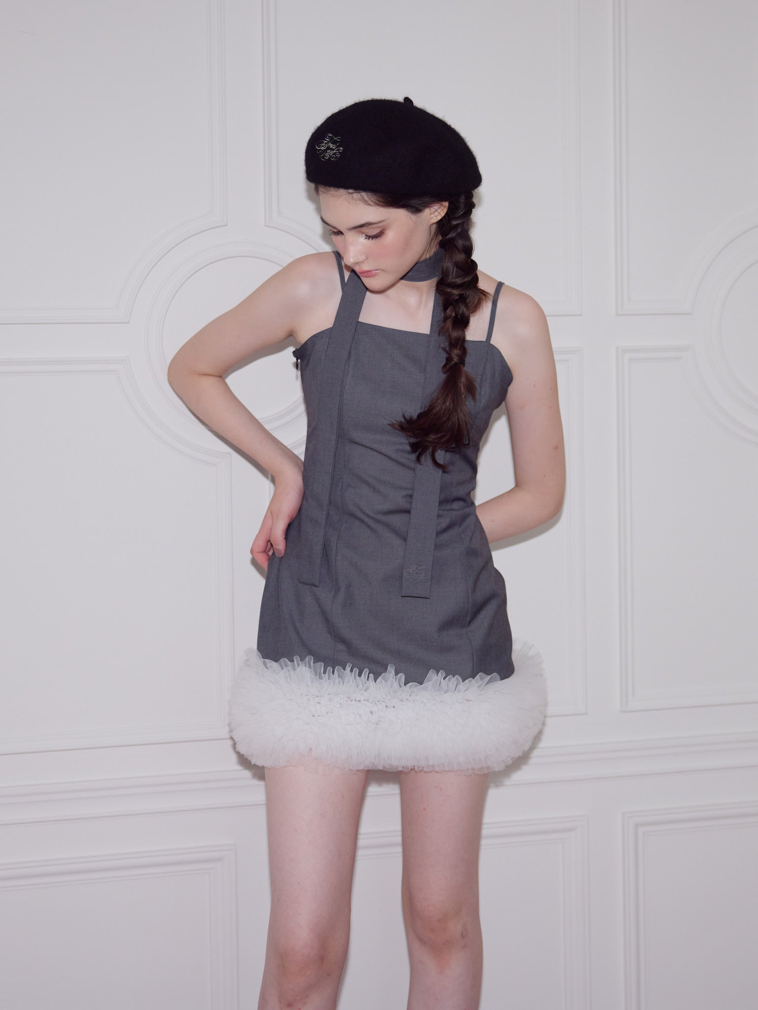 Tulle Bloom mini Dress – Treat Ürself