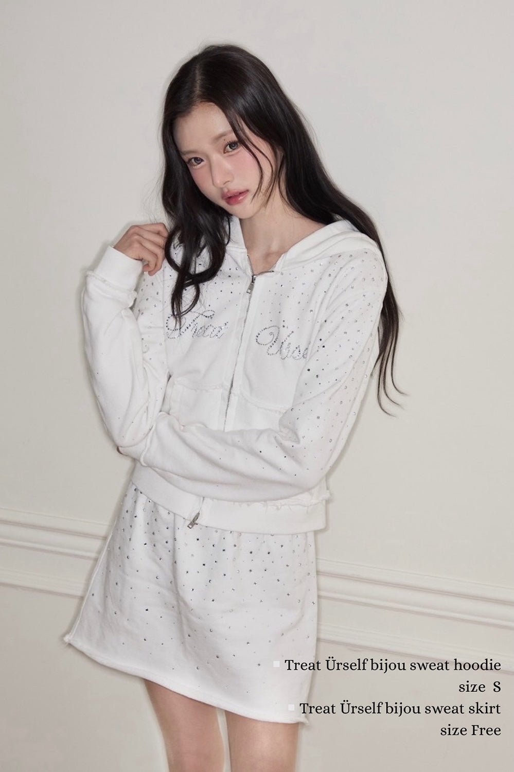 Treat Ürself bijou sweat hoodie