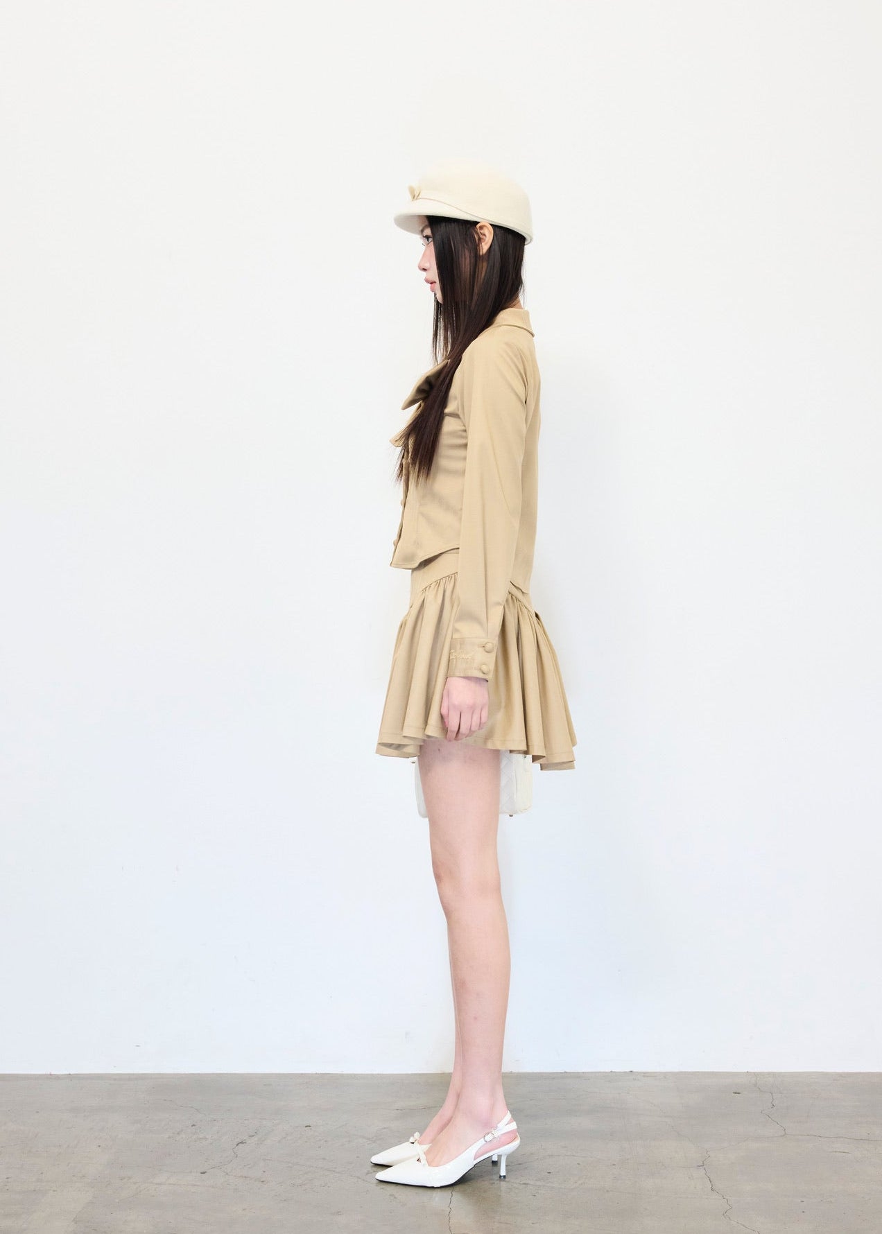Gather flare mini skirt – Treat Ürself
