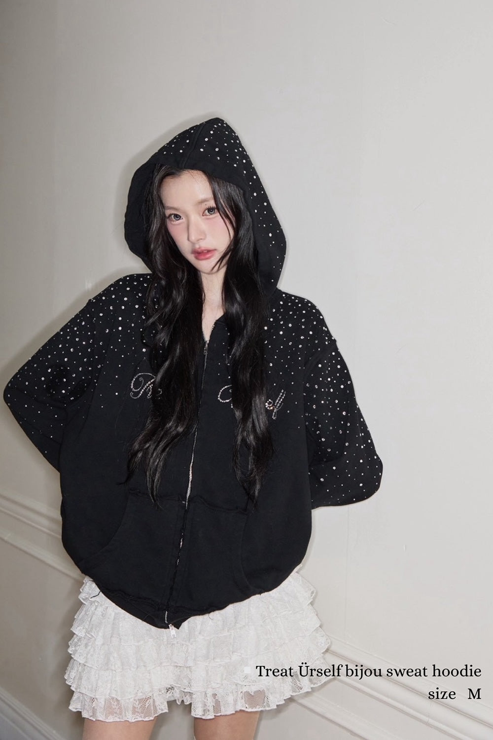 Treat Ürself bijou sweat hoodie