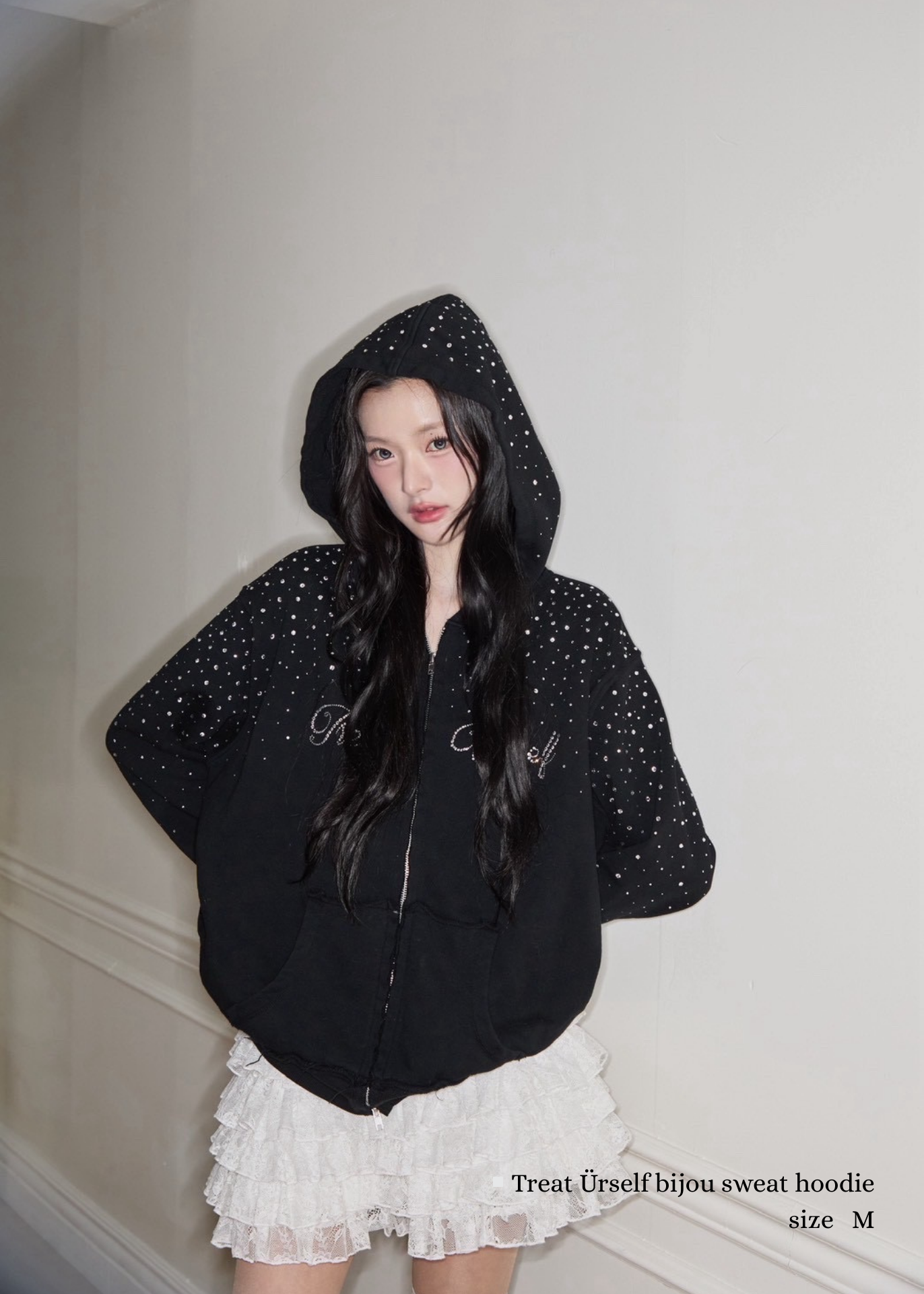 Treat Ürself bijou sweat hoodie