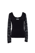Elegant lace long T-shirts