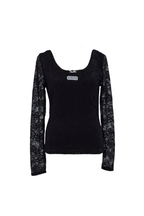 Elegant lace long T-shirts