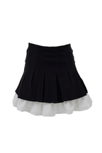 classy pleats frill mini skirt