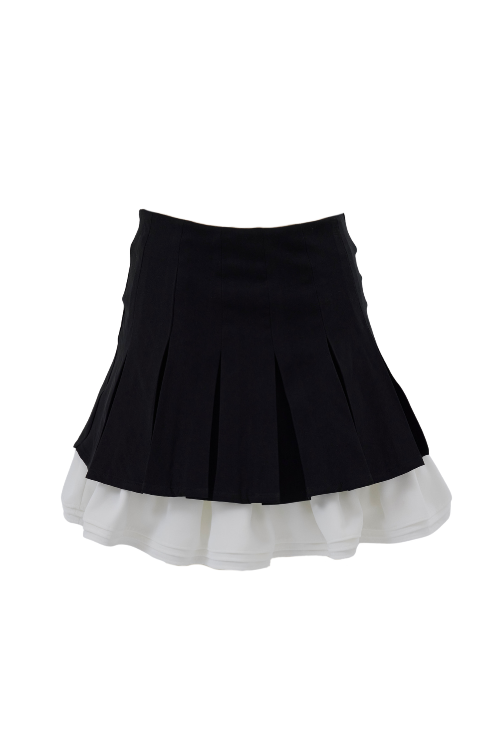 classy pleats frill mini skirt