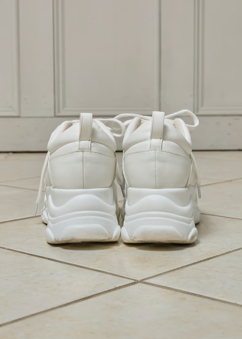 Treat Ürself platform sneakers(white)