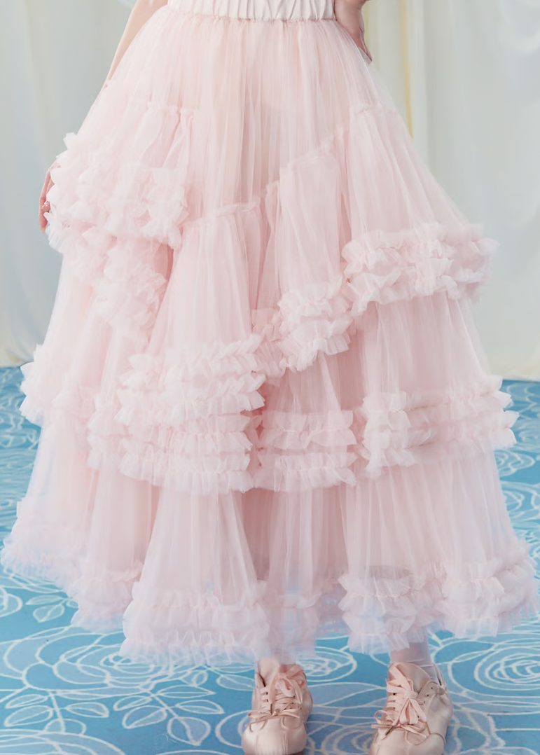 ”Ballerina” blooming tulle skirt