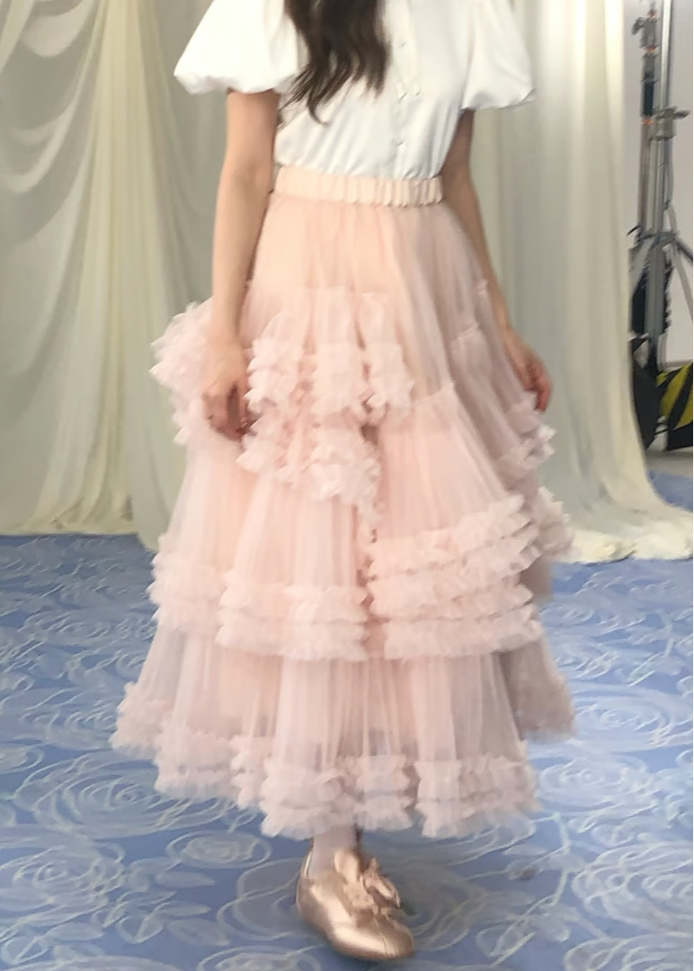 ”Ballerina” blooming tulle skirt