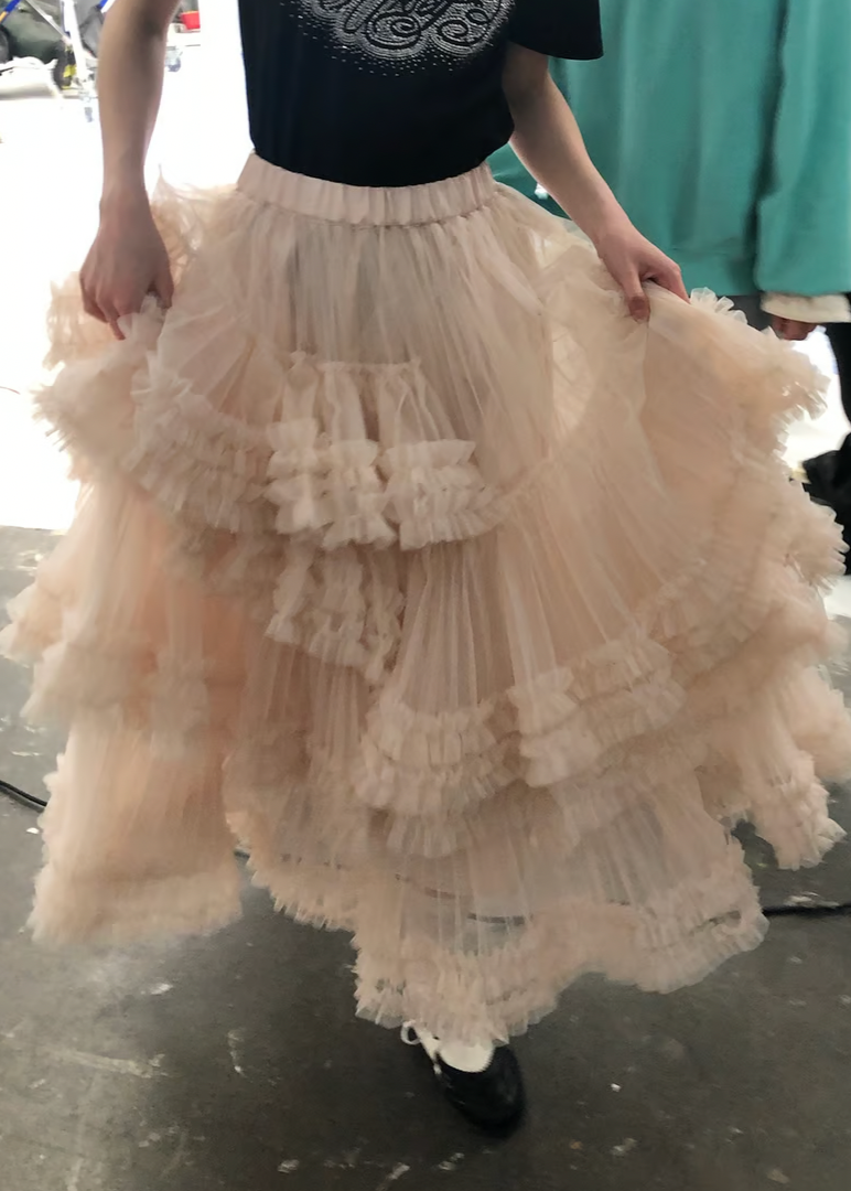 ”Ballerina” blooming tulle skirt