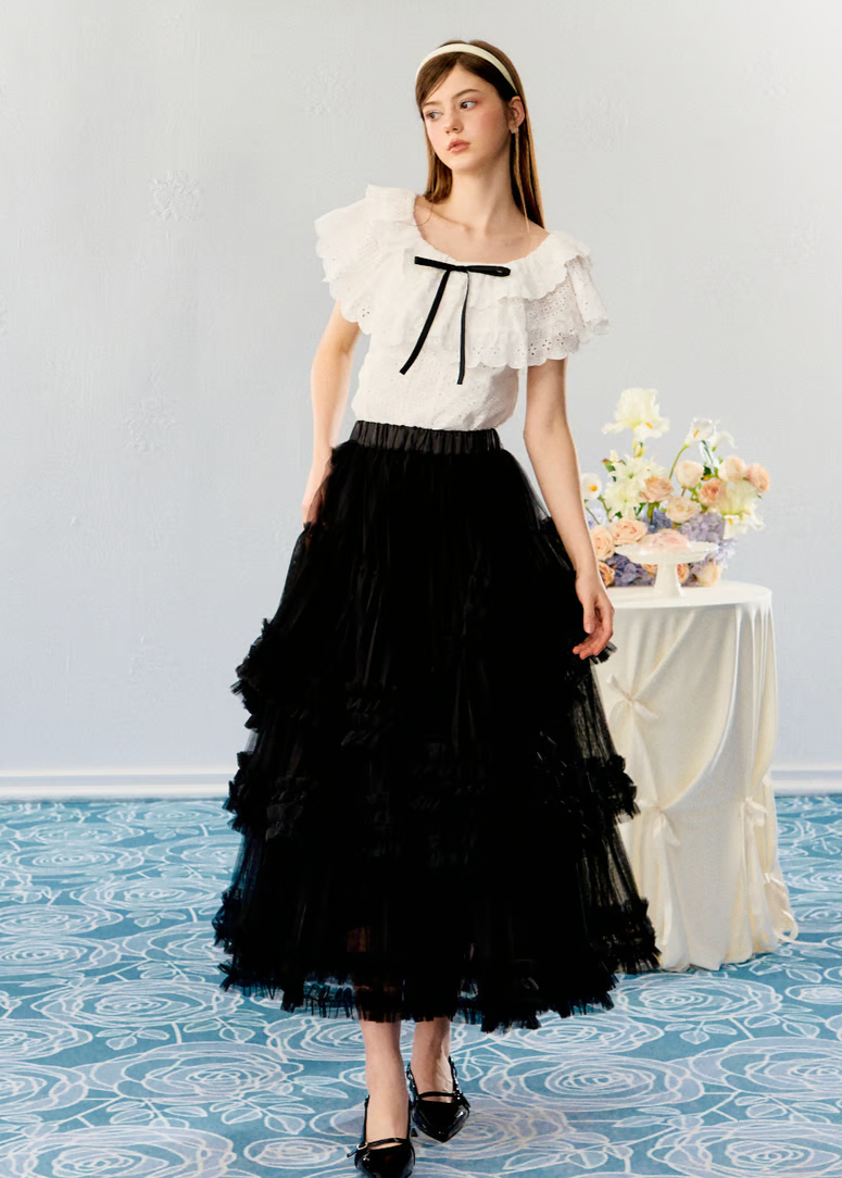 Treat Ürself blooming tulle skirt Ballerina” blooming tulle skirt – Treat Ürself