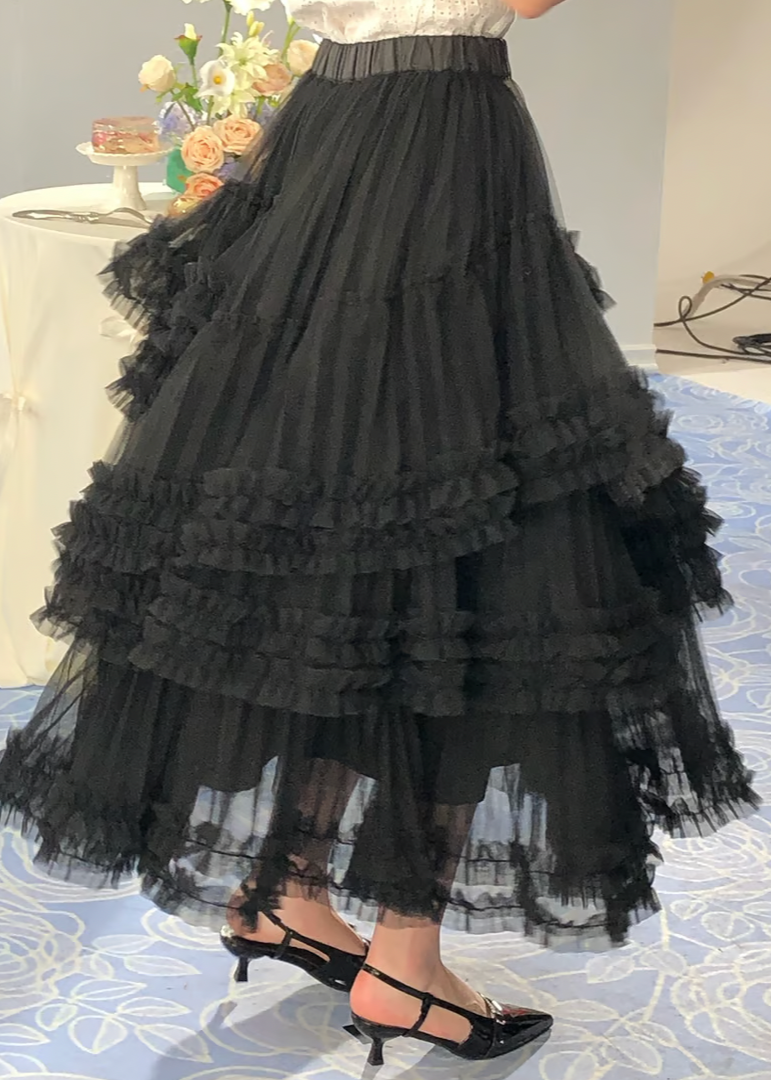 ”Ballerina” blooming tulle skirt