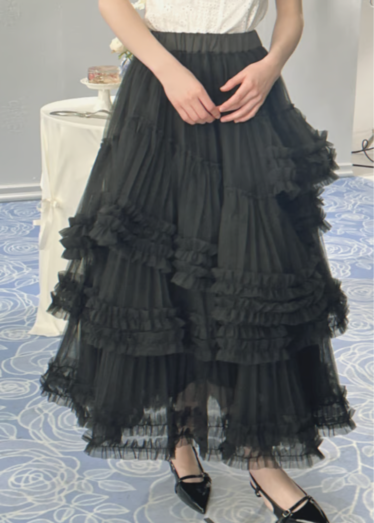 ”Ballerina” blooming tulle skirt