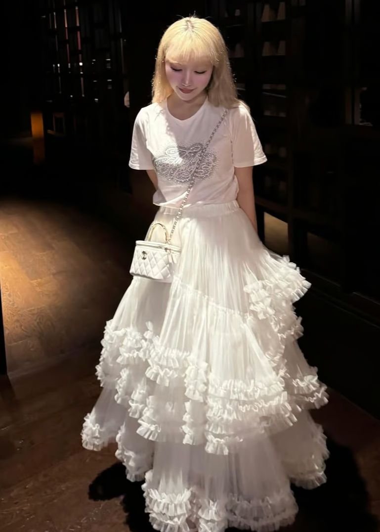Treat Ürself blooming tulle skirt Ballerina” blooming tulle