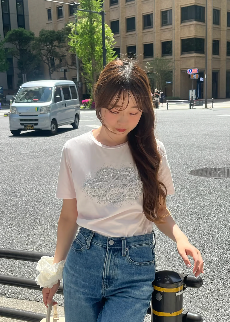 Treat Ürself rhinestone T-shirts