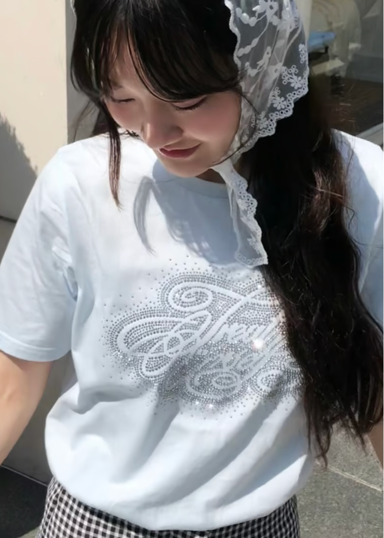Treat Ürself rhinestone T-shirts