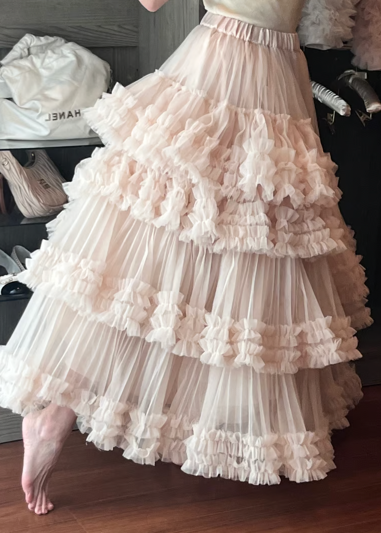 ”Ballerina” blooming tulle skirt