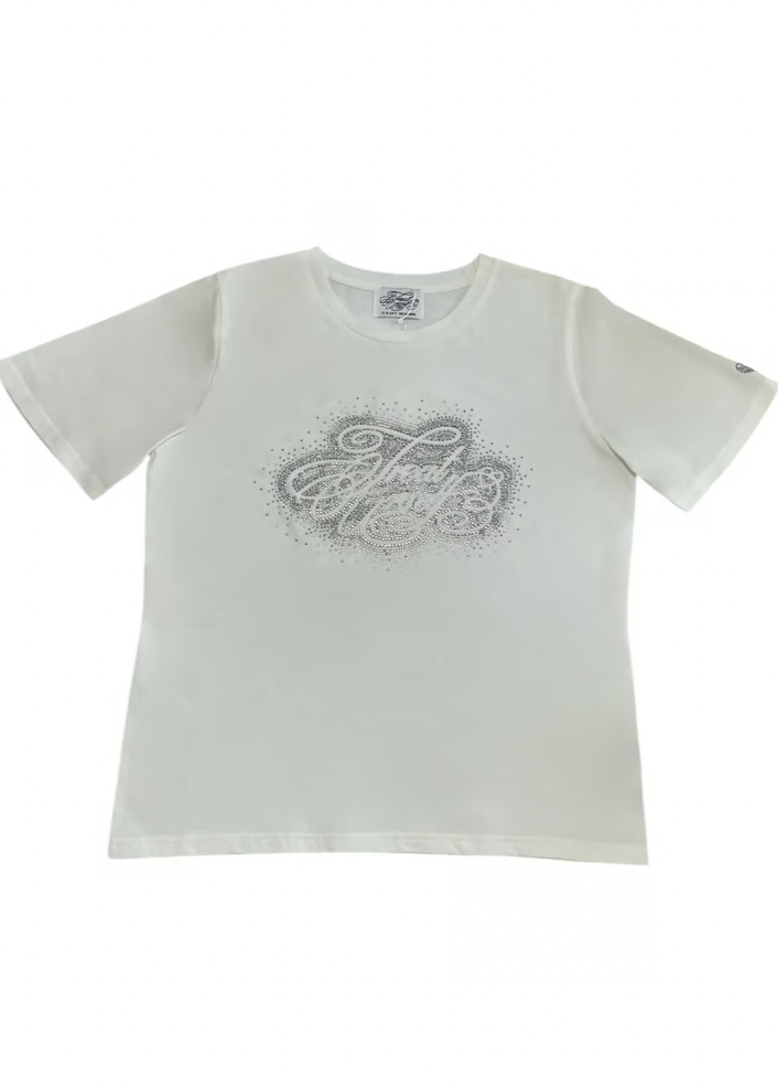 Treat Ürself rhinestone T-shirts
