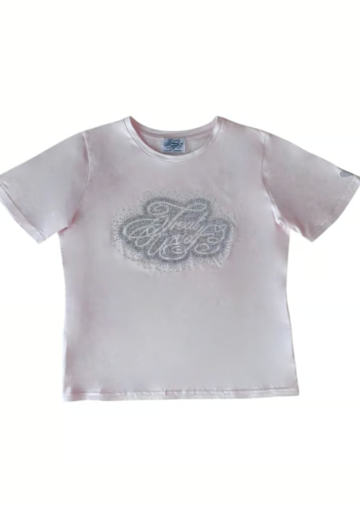 ♥️様　treatürself Treat Ürself rhinestone T-shirts