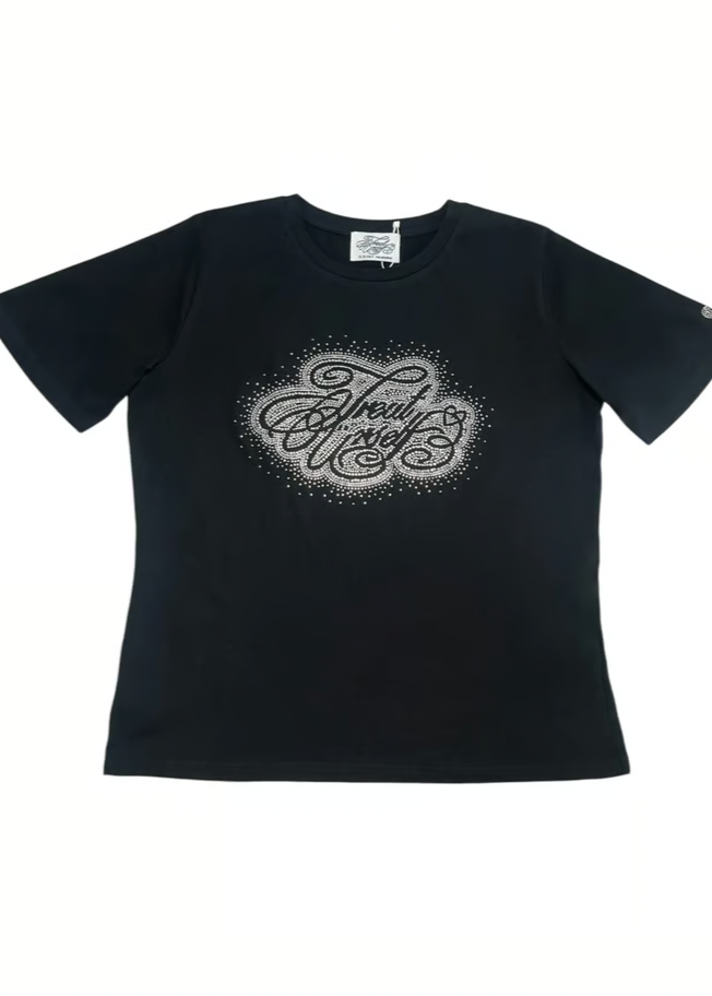 Treat Ürself rhinestone T-shirts