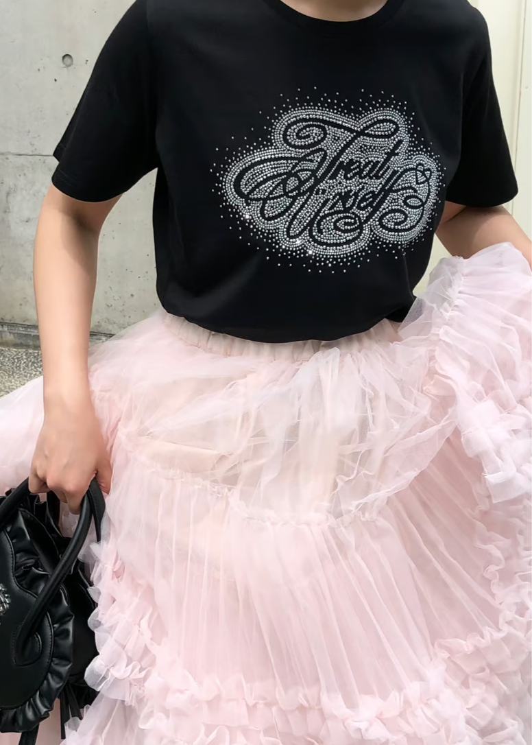 Treat Ürself rhinestone T-shirts