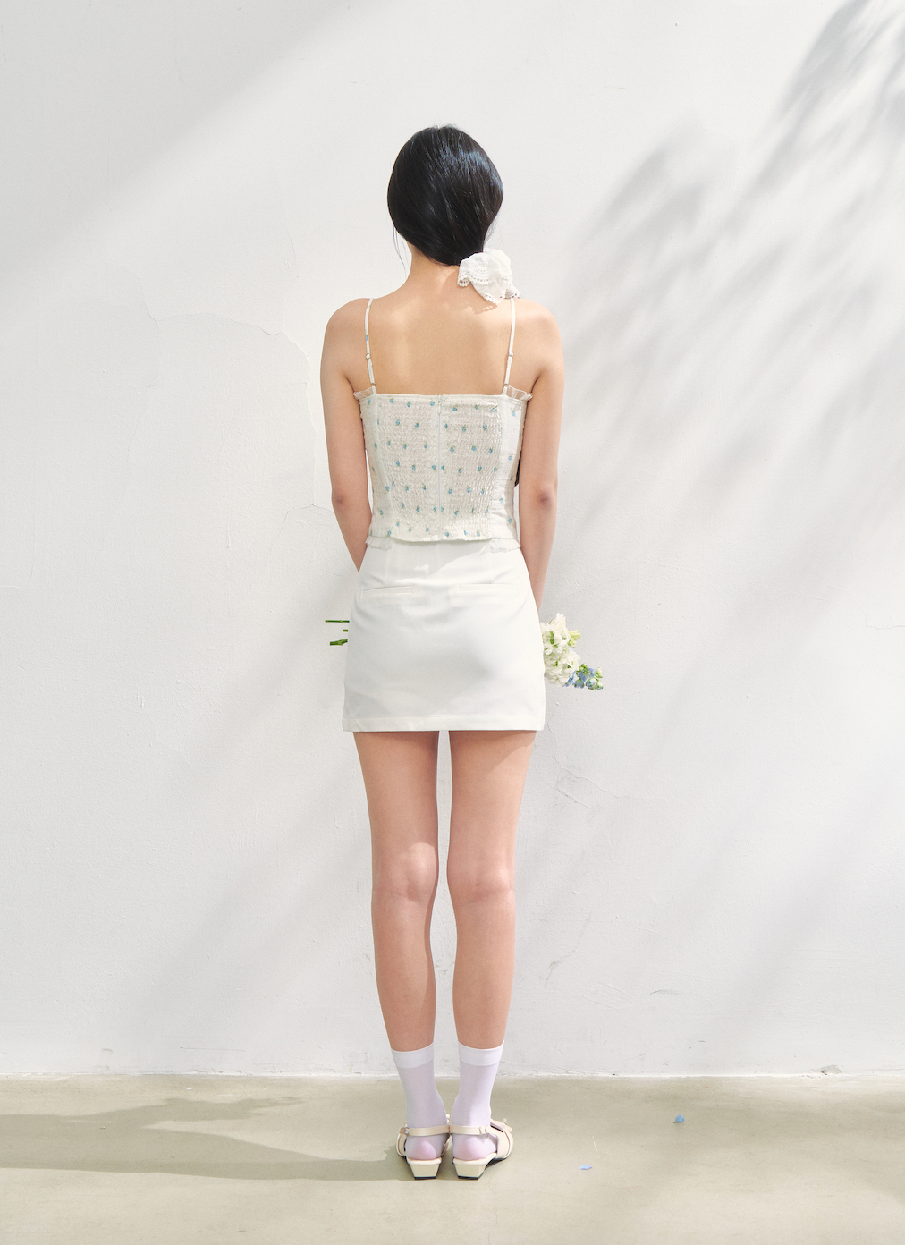 Daisy corset cami/Daisy side ribbon skirt