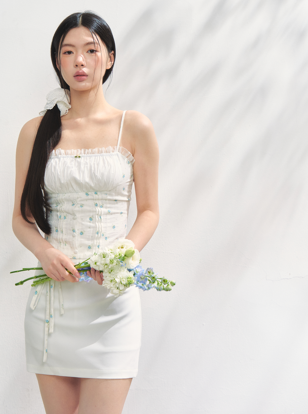 Daisy corset cami/Daisy side ribbon skirt