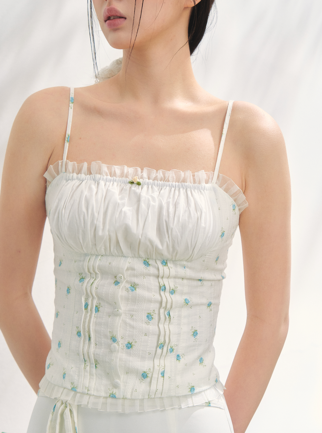 Daisy corset cami/Daisy side ribbon skirt