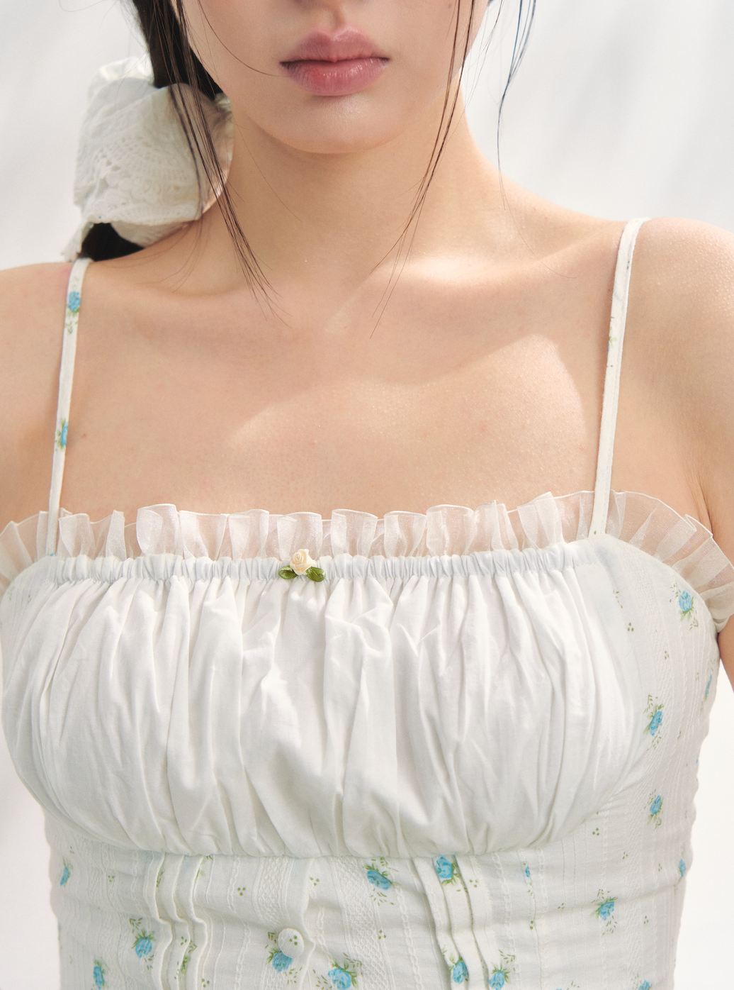 Daisy corset cami/Daisy side ribbon skirt