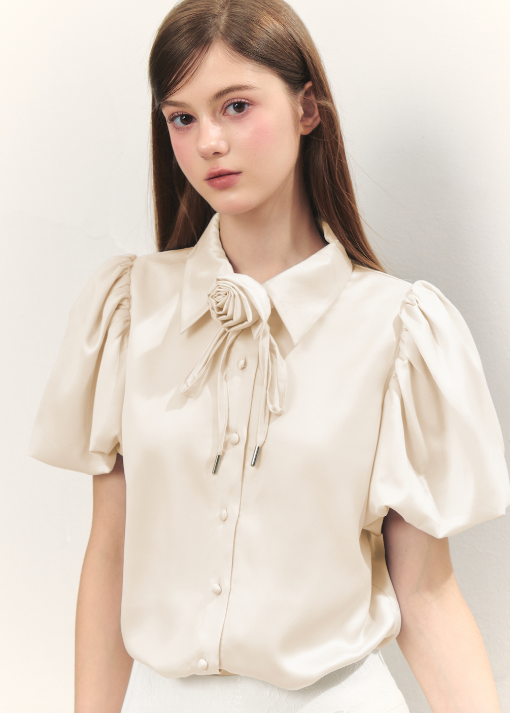 treat ürself Lacy rose corset blouse Lacy rose corset blouse/Whip layered skirts – Treat Ürself