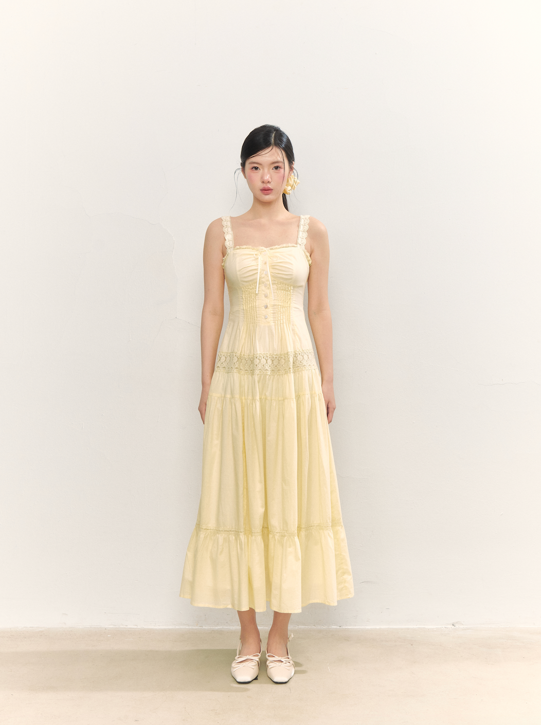 Summer garden long dress