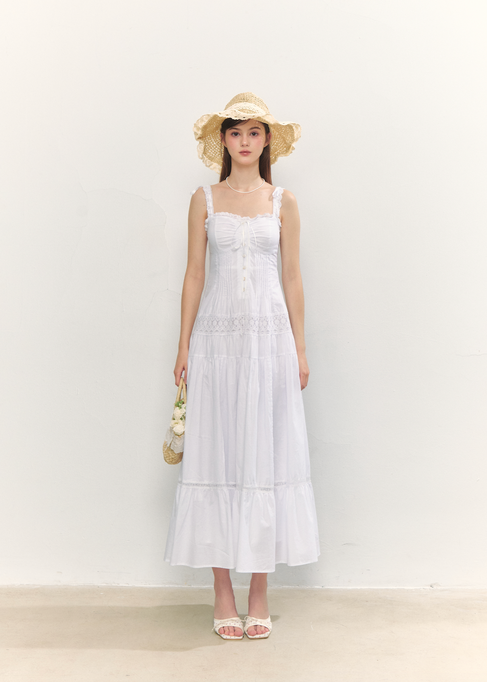 Summer garden long dress
