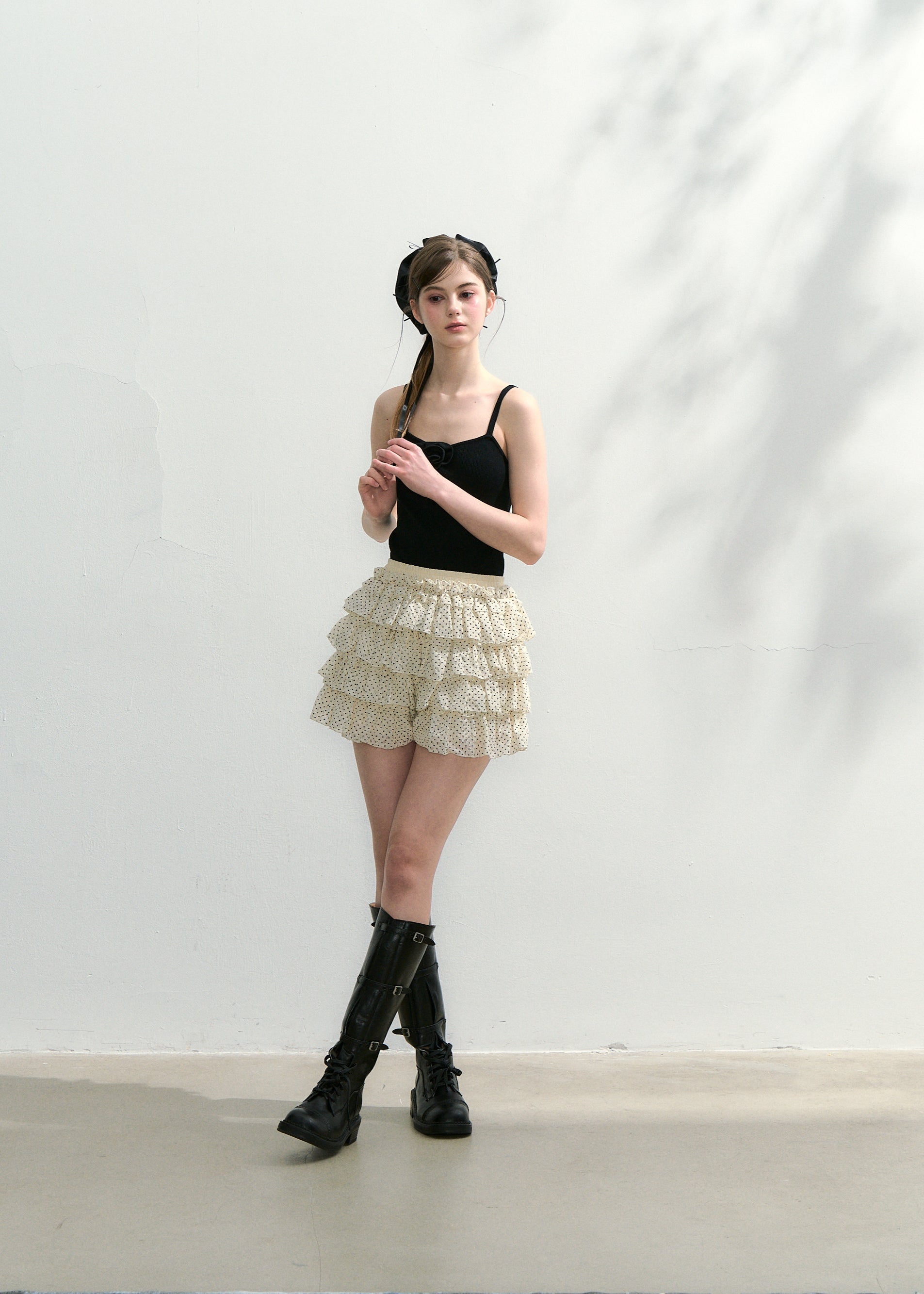 girly lace dot tutu