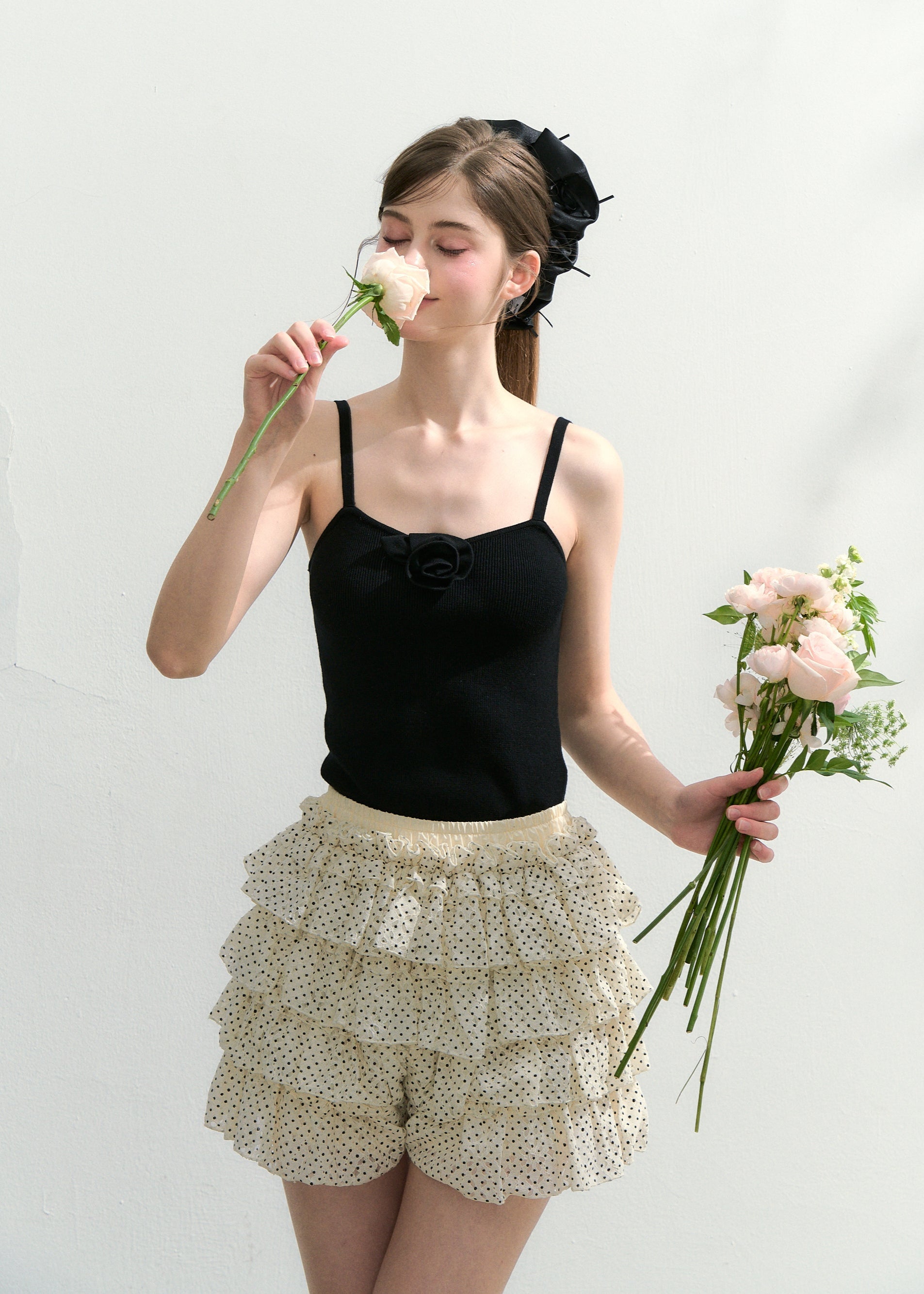 girly lace dot tutu