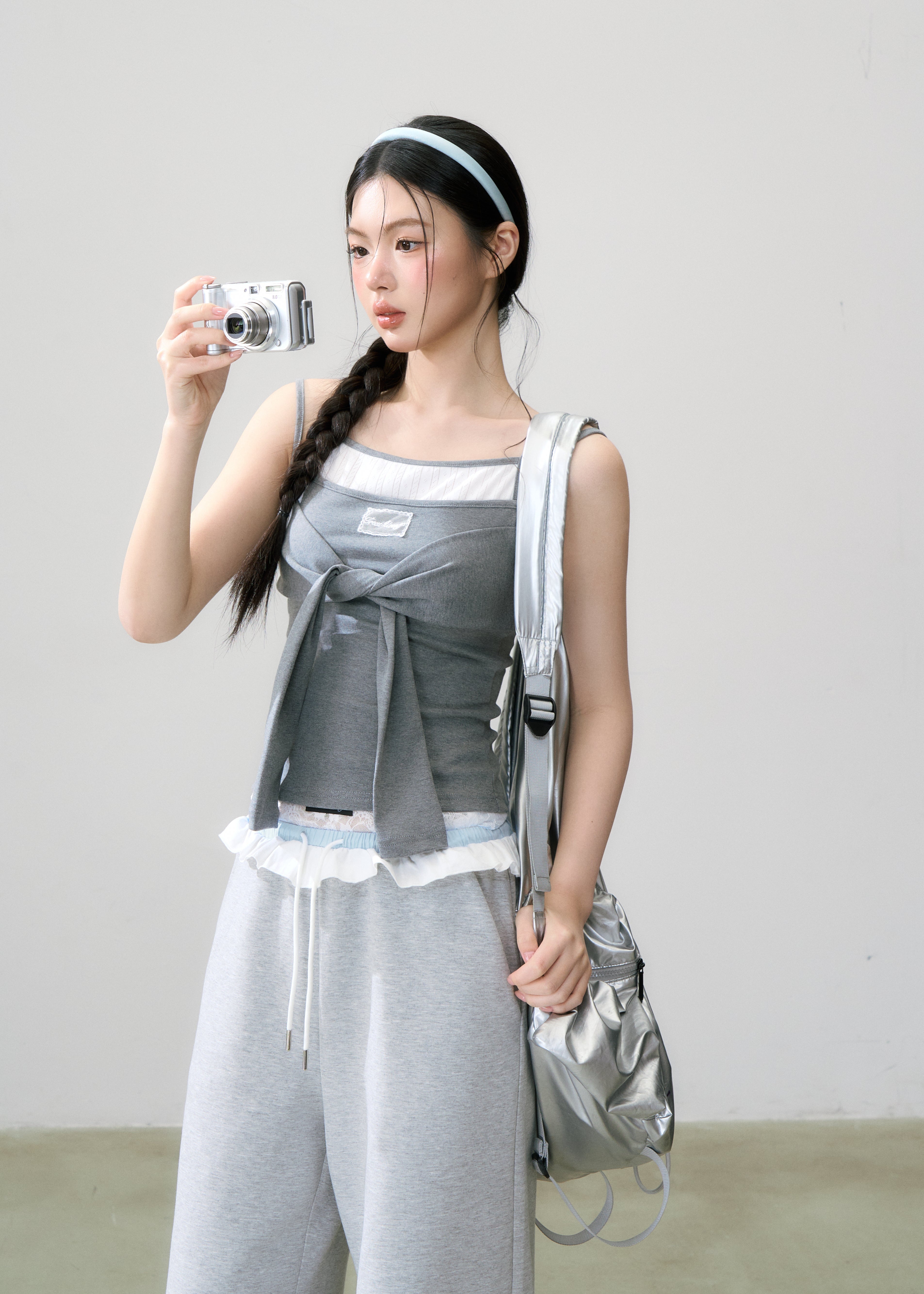 Treat ürself Double waist lace pants 黒 Double waist lace pants – Treat Ürself