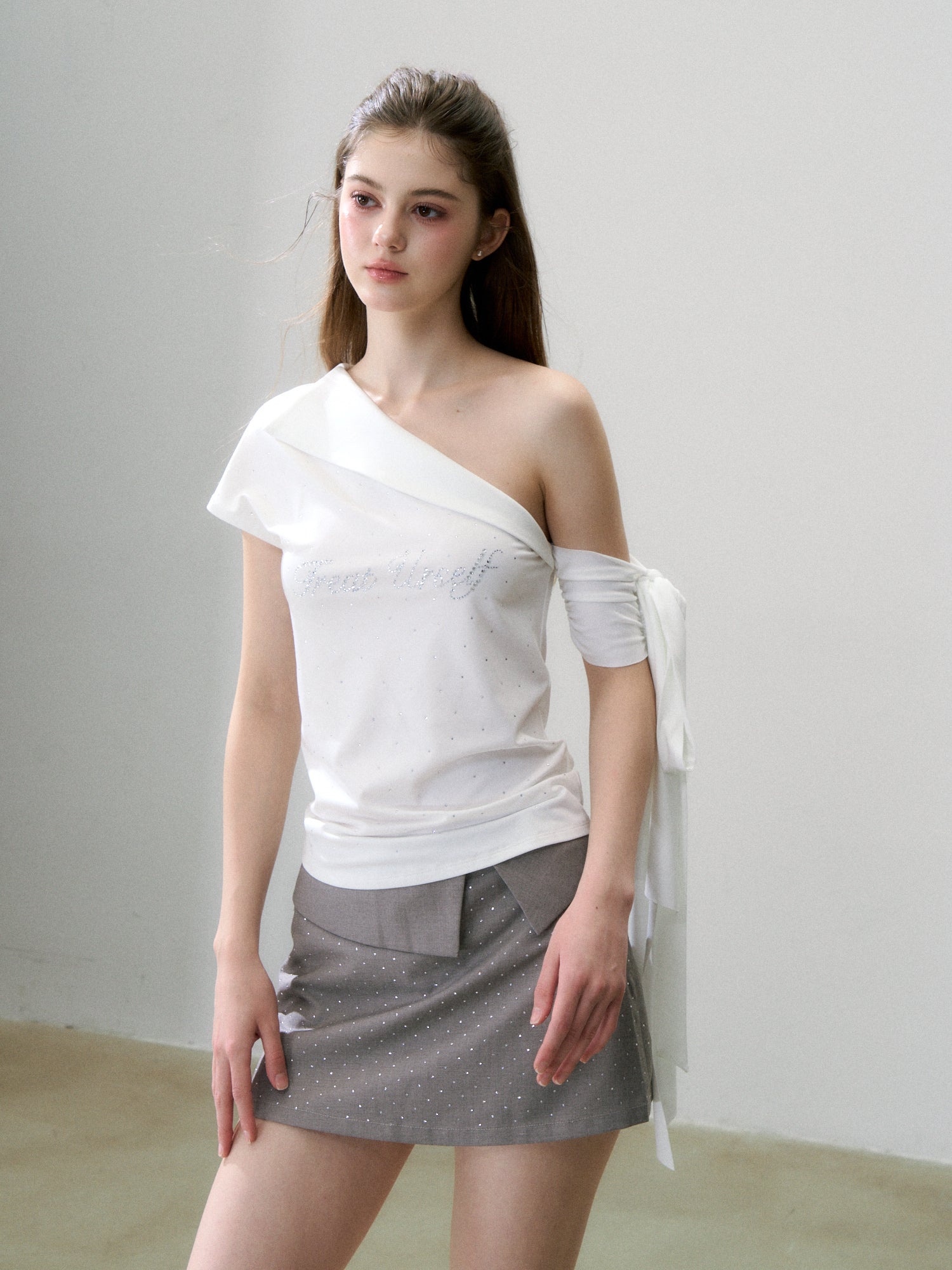 Twinkle flap mini skirt