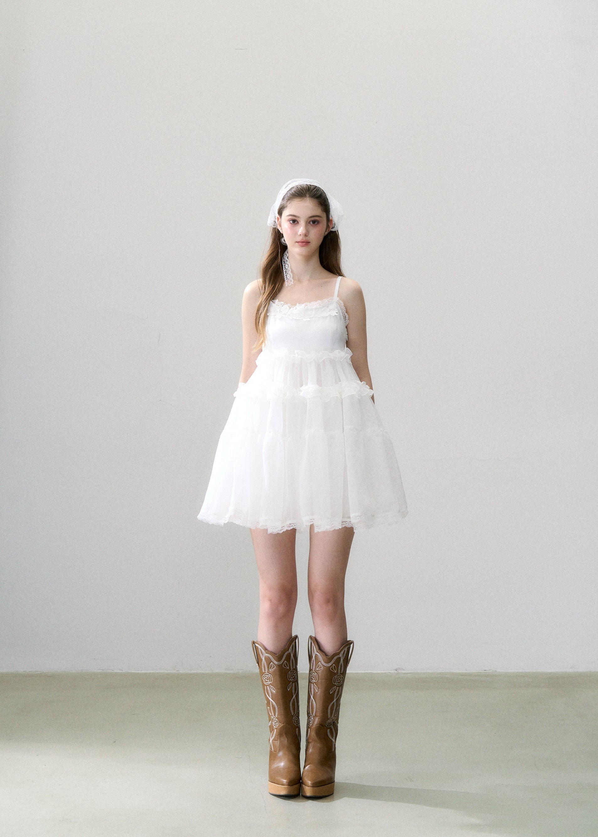 ワンピース treat urself Soft veil camisole dress Soft veil camisole dress – Treat Ürself