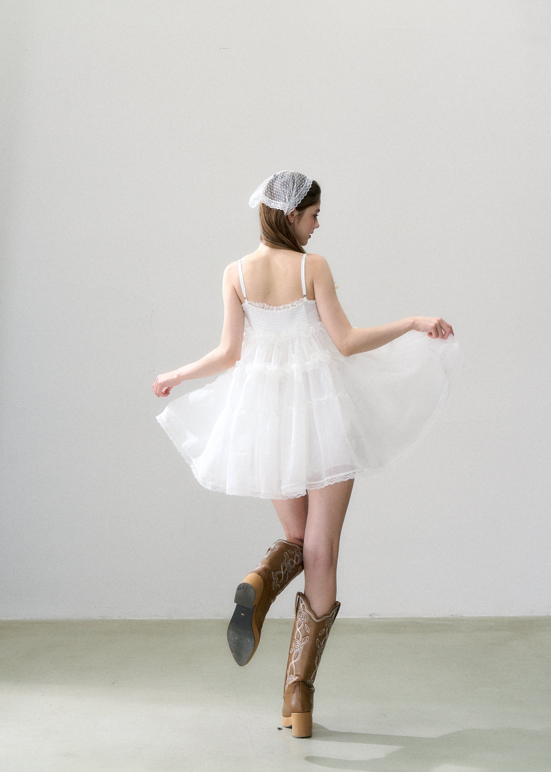 ワンピース Soft veil camisole dress Soft veil camisole dress – Treat Ürself