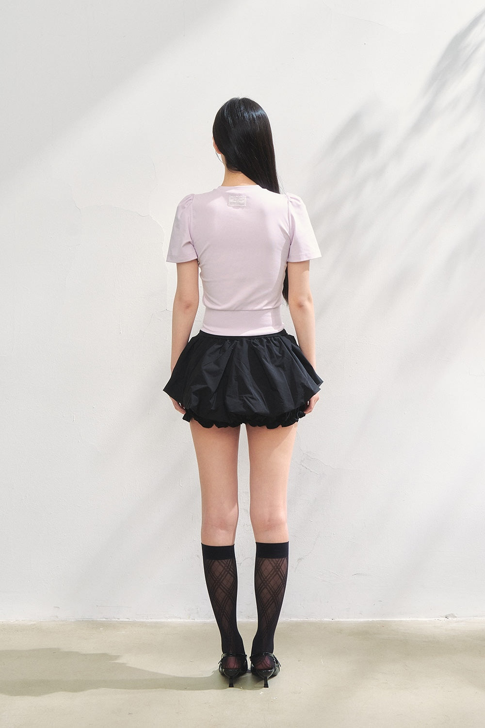 Rose flower motif short sleeve cardigan