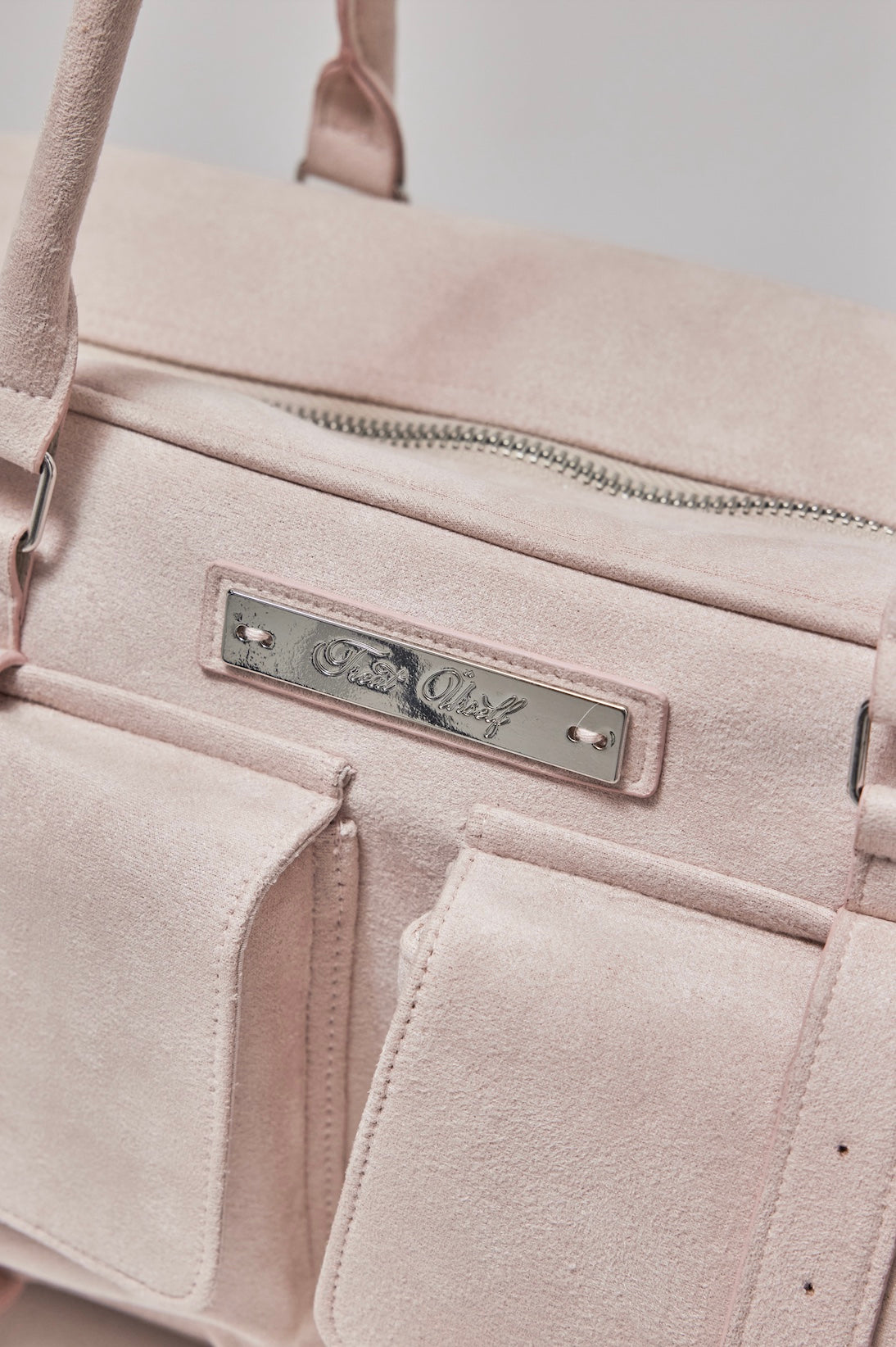 Treat Ürself suède boston bag