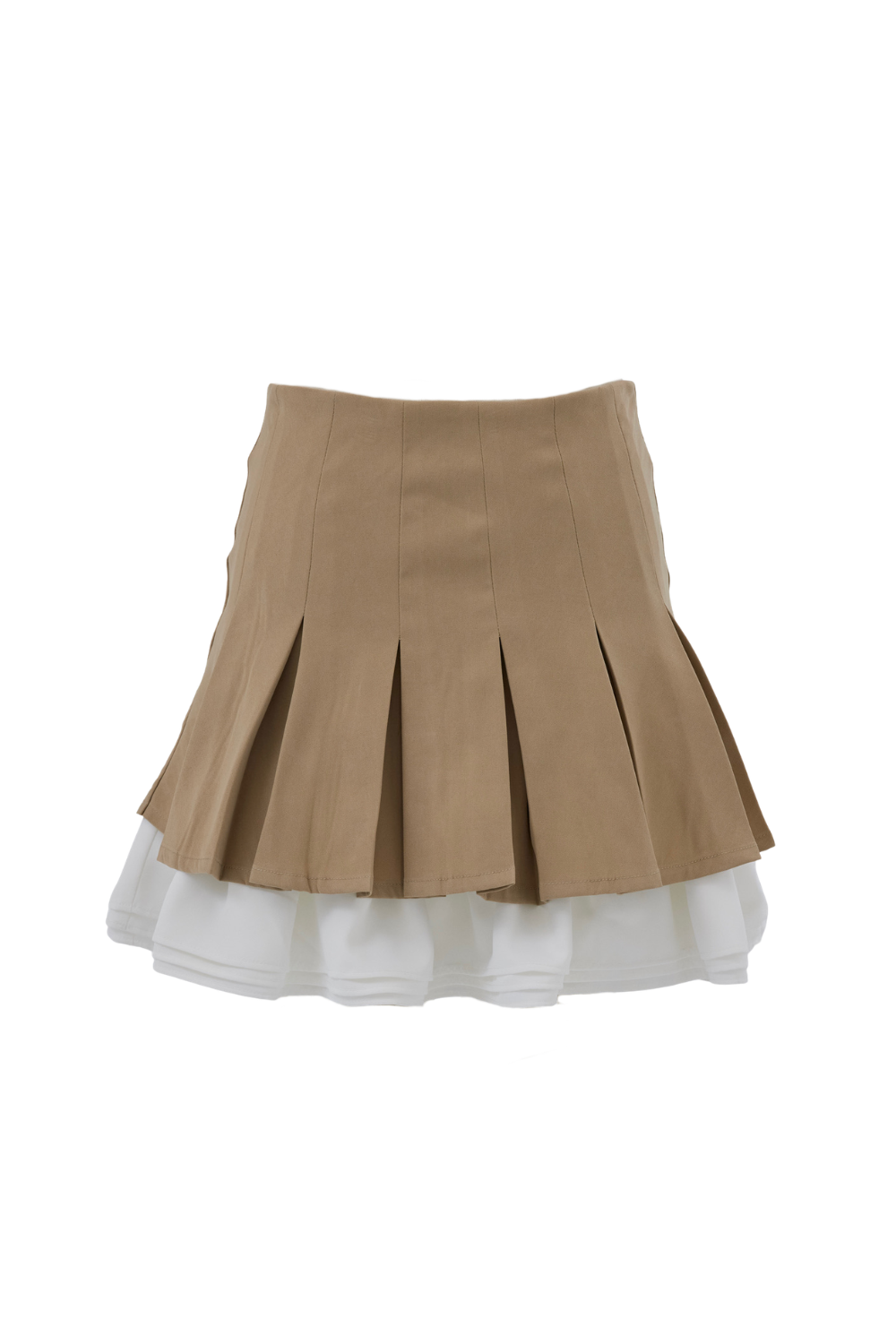 classy pleats frill mini skirt